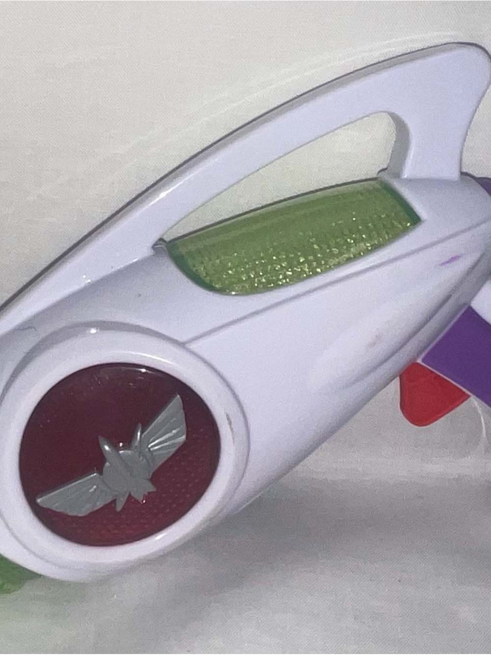 Kids White and Green Toy Blaster by